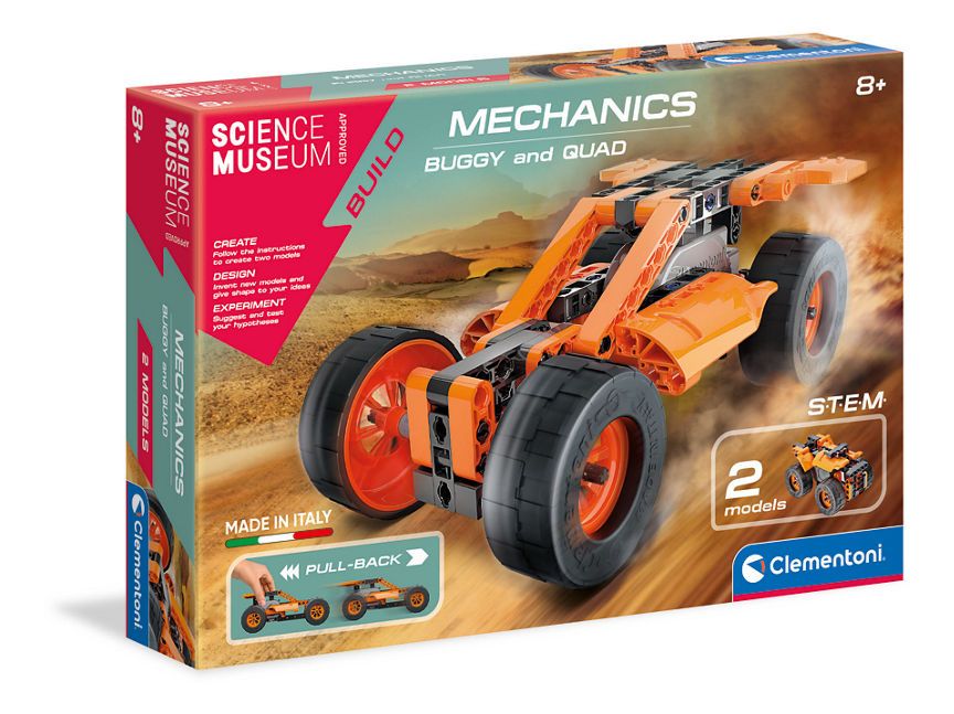 Clementoni Science Museum Mechanics Lab -Buggy & Quad