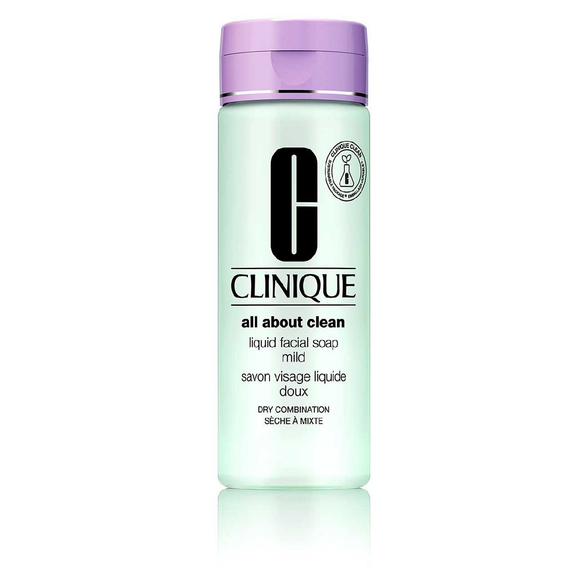 Clinique 3-Step Liquid Facial Soap Mild 200ml - Skin Type 1 &amp;amp; 2