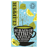 Clipper Organic Citrus Nettle &amp;amp; Fennel Infusion Bags x20