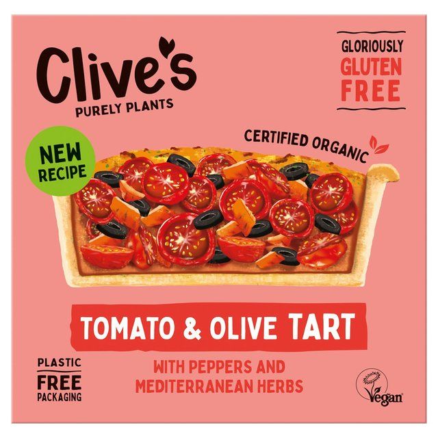 Clive's Organic Tomato & Olive Gluten Free Tart   150g