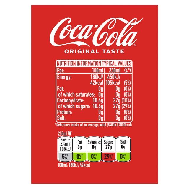 Coca-Cola Original Taste   4 x 250ml