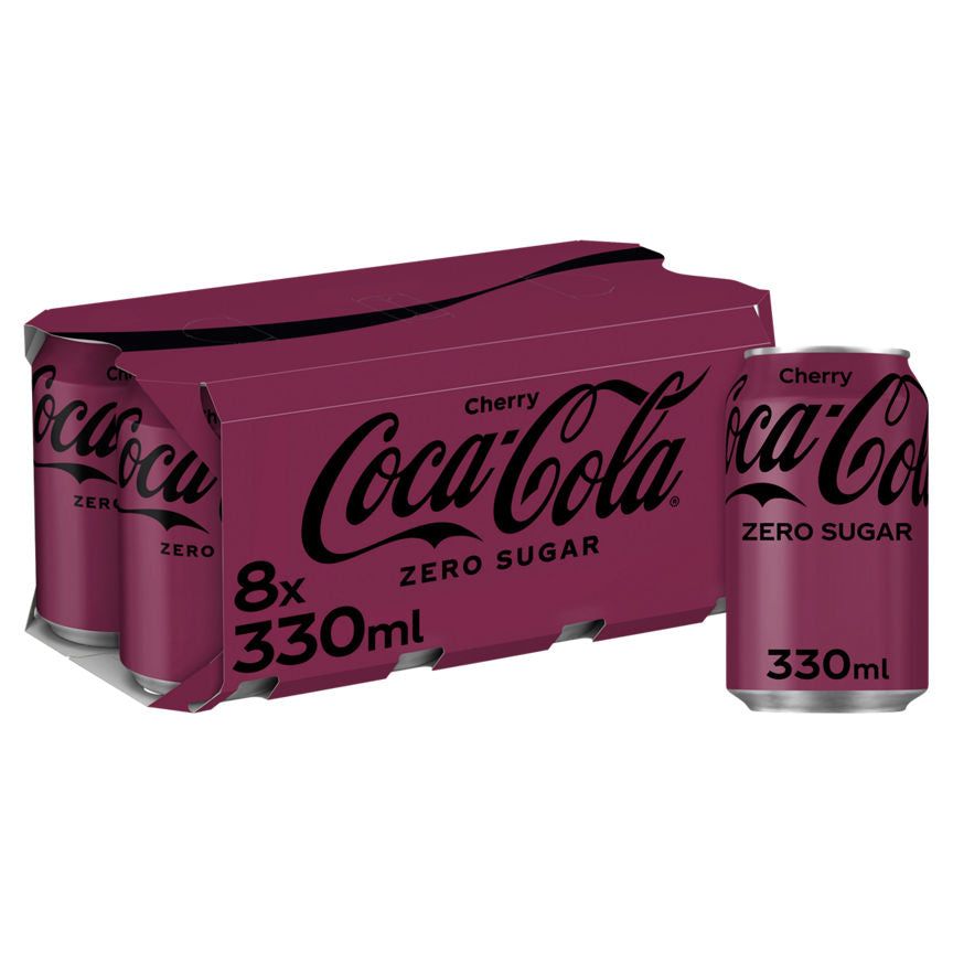 Coca-Cola Zero Sugar Cherry Cans