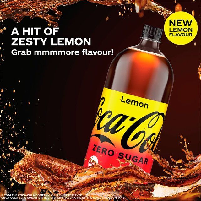 Coca-Cola Zero Sugar Lemon   2L