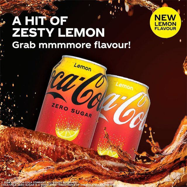 Coca-Cola Zero Sugar Lemon   8 x 330ml