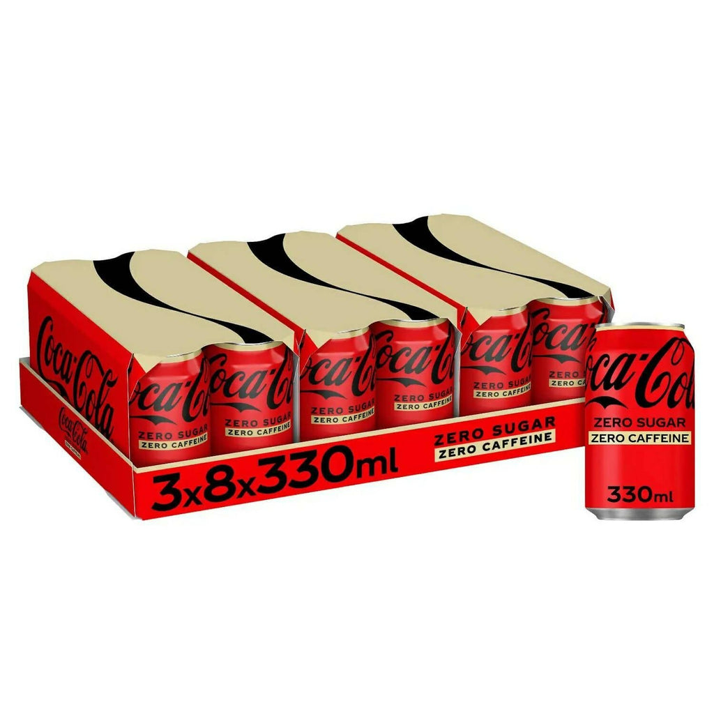 Coca-Cola Zero Sugar Zero Caffeine 24 x 330ml