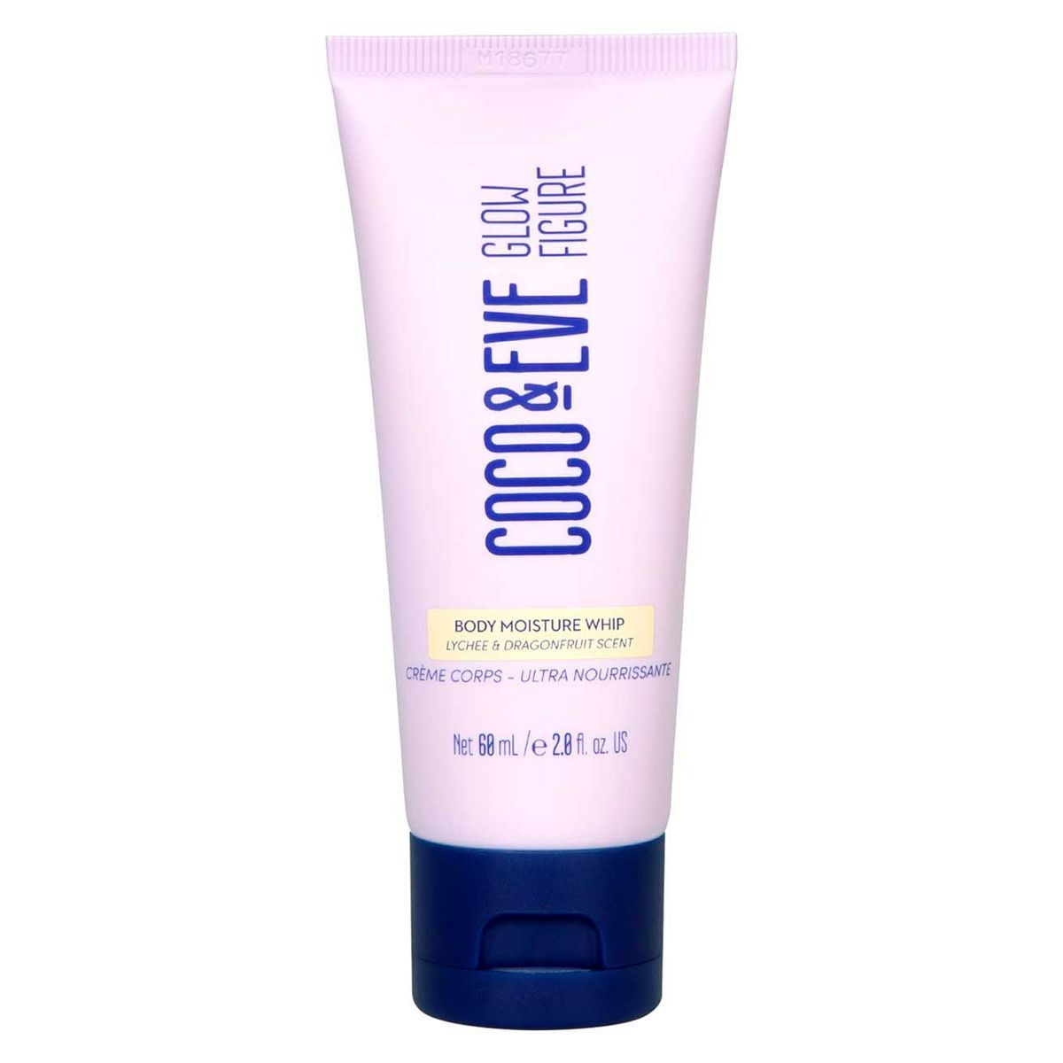 Coco &amp;amp; Eve Glow Figure Whipped Body Cream - Dragonfruit &amp;amp; Lychee Travel Size 60ml