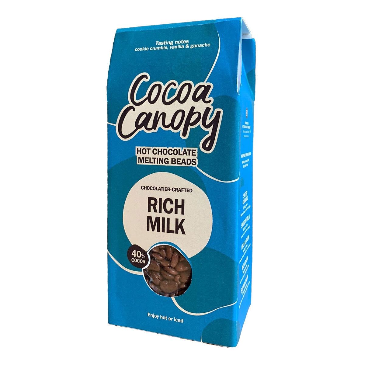 Cocoa Canopy Rich Milk Hot Chocolate Melting Beads, 700g