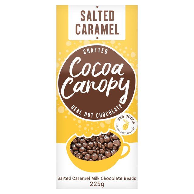 Cocoa Canopy Salted Caramel Crafted Hot Chocolate Beads   225g