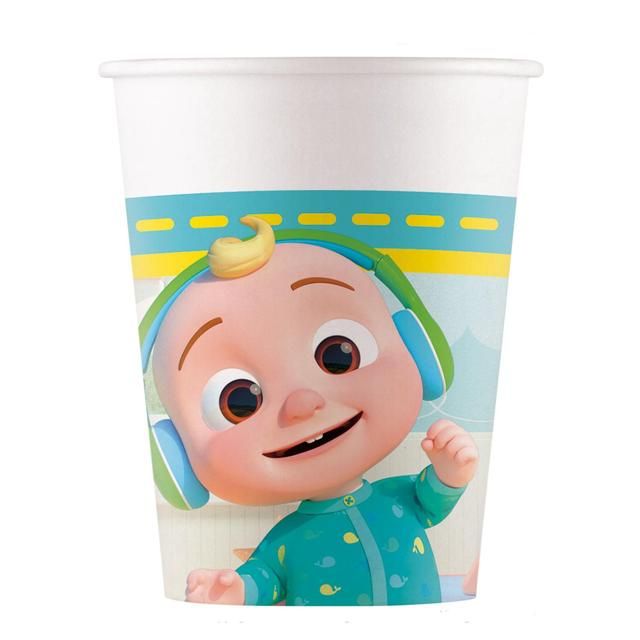 CoComelon Paper Party Cups   8 per pack