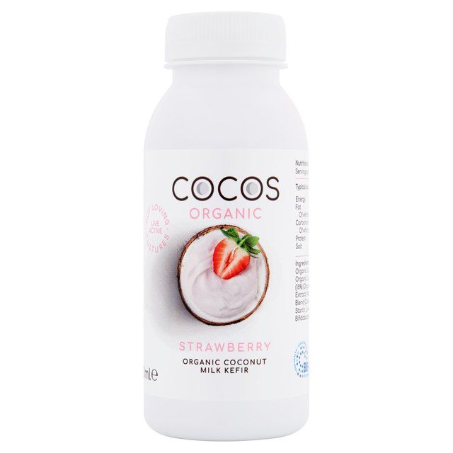 COCOS Organic Strawberry Coconut Kefir   200ml