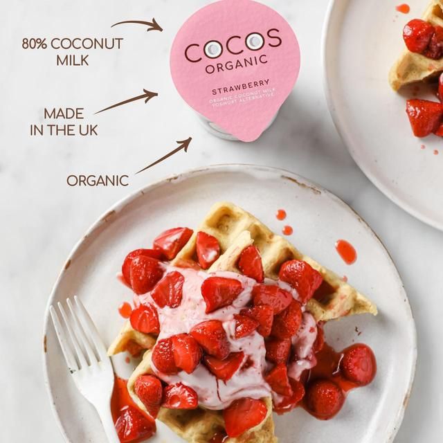 COCOS Organic Strawberry Coconut Yoghurt   400g