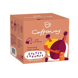 Coffeeway Salted Caramel Single Serve Flavoured Coffee Bags   10 per pack