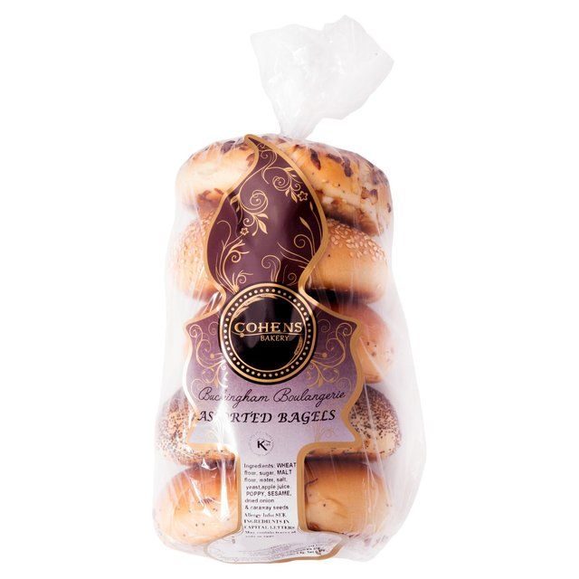 Cohens Bakery Handmade Artisan Assorted Bagels   5 per pack