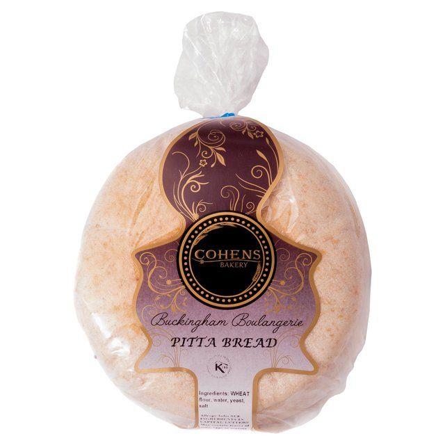 Cohens Bakery Handmade White Pitta   5 per pack