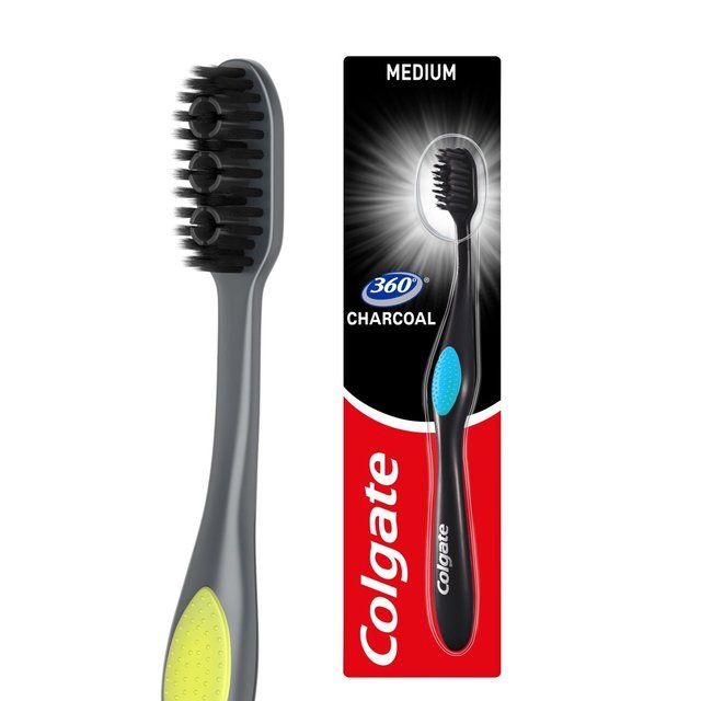 Colgate 360 Deep Clean Black Medium Toothbrush