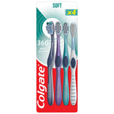 Colgate 360 Deep Clean Soft Toothbrush x4