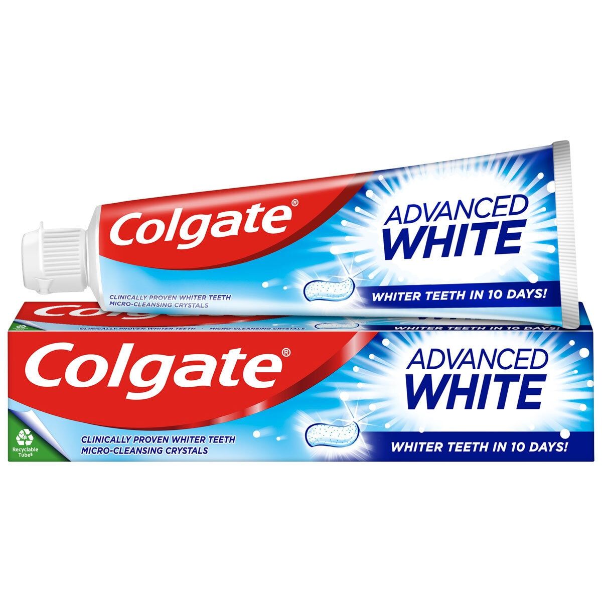 Colgate Advanced White Toothpaste, 6 x 125ml