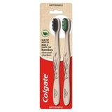 Colgate Bamboo Charcoal Soft Toothbrush   2 per pack