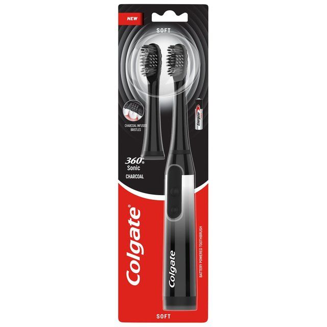 Colgate Battery 360 Sonic Charcoal Soft Toothbrush