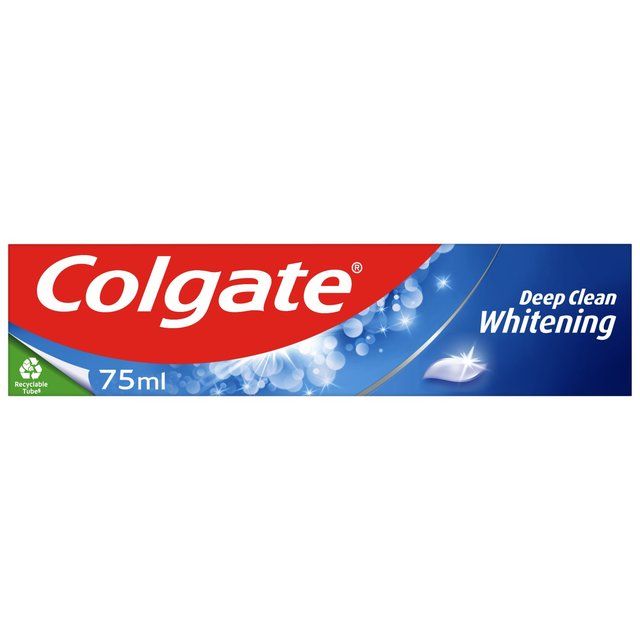 Colgate Deep Clean Teeth Whitening Toothpaste with Baking Soda   75ml