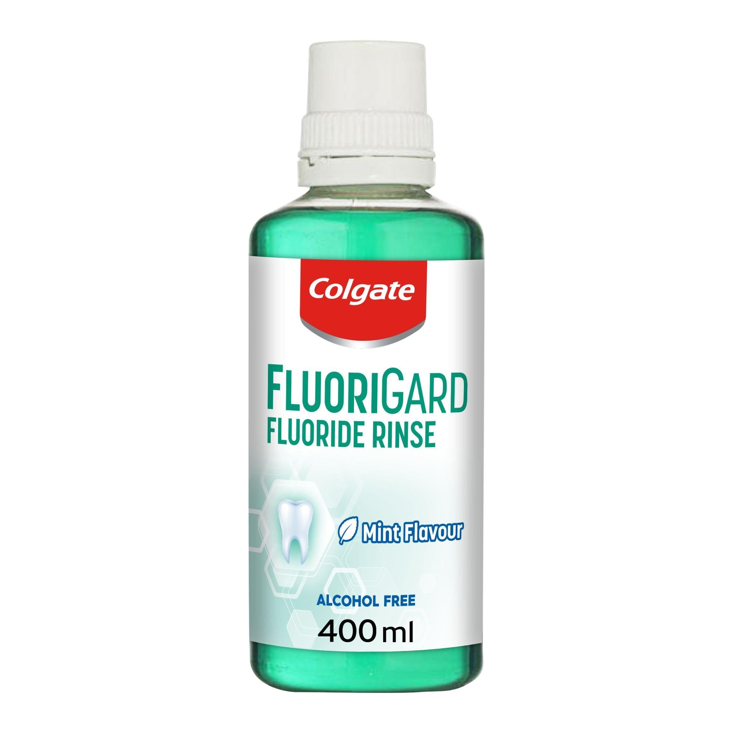 Colgate Fluorigard Alcohol Free Daily Rinse Mouthwash 400ml