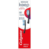 Colgate Keep Max White Toothbrush Replacement Heads   2 per pack