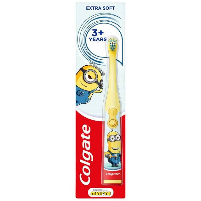 Colgate Kids Minions Extra Soft Battery Toothbrush,  3+ Years