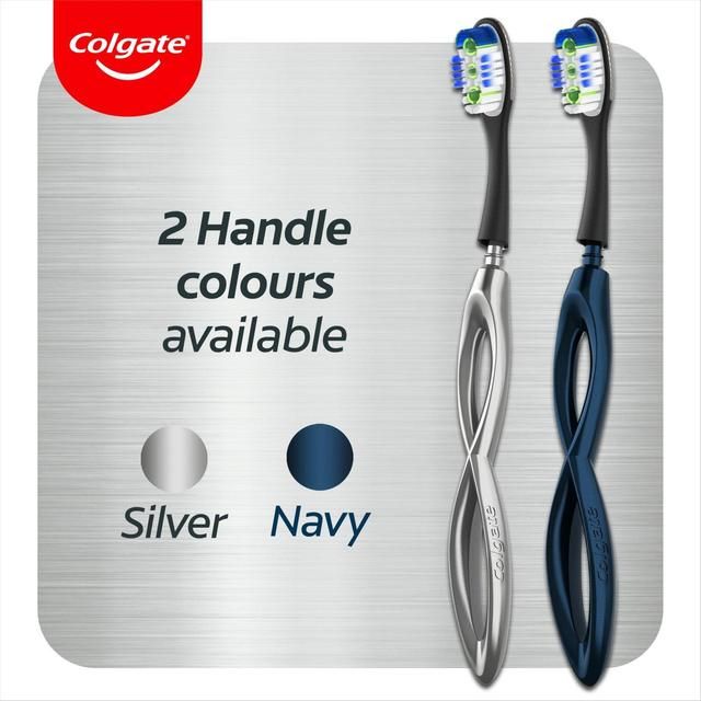 Colgate Link Deep Clean Soft Replaceable Head Manual Toothbrush Starter Kit