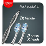 Colgate Link Whitening Medium Replaceable Head Toothbrush Starter Kit