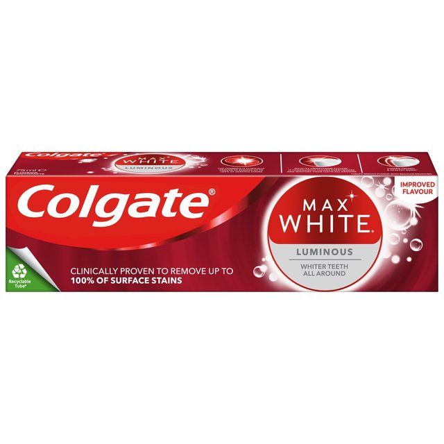 Colgate Max White Luminous Teeth Whitening Toothpaste   75ml