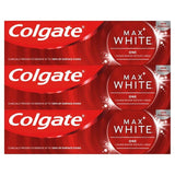 Colgate Max White One Whitening Toothpaste   3 x 75ml