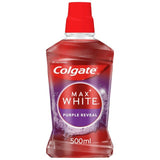 Colgate Max White Purple Reveal Mouthwash Alcohol Free 500ml   500ml