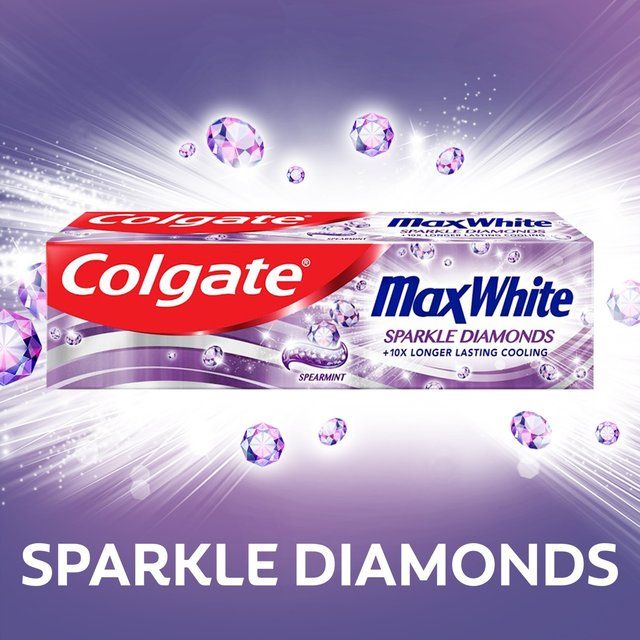 Colgate Max White Sparkle Diamonds Toothpaste   75ml