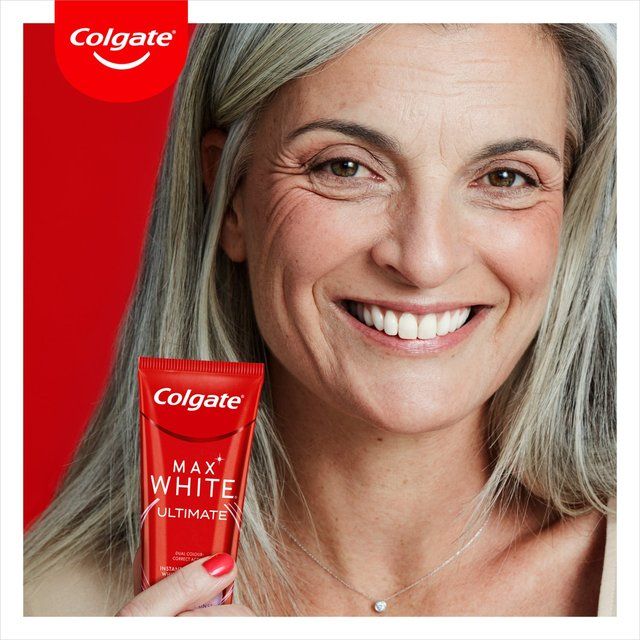 Colgate Max White Ultimate Renewal At Home Teeth Whitening Toothpaste   75ml