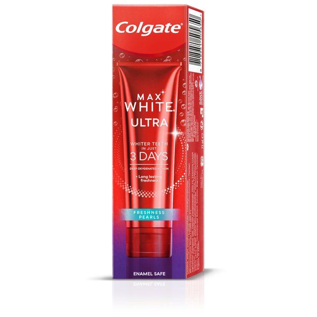 Colgate Max White Ultra Fresh Pearls Whitening Toothpaste   75ml