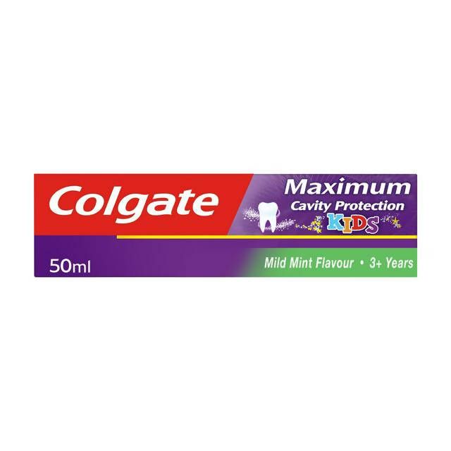 Colgate Maximum Cavity Protection Kids Toothpaste 50ml, 3 years