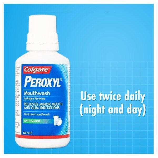 Colgate Peroxyl Mouthwash 300ml