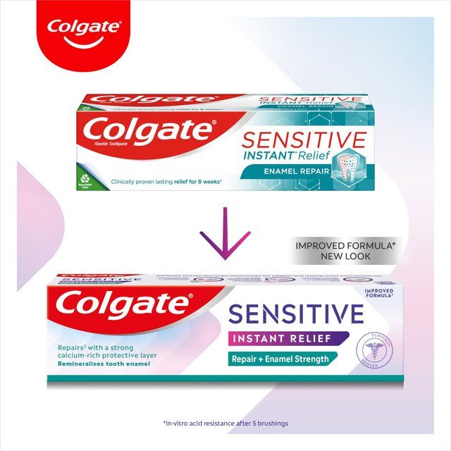 Colgate Sensitive Instant Relief Enamel Repair Toothpaste   75ml