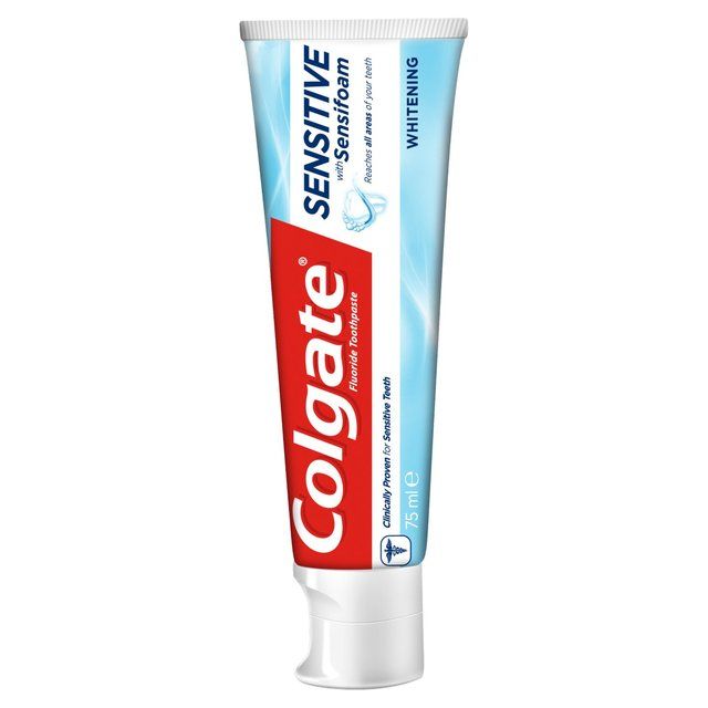 Colgate Sensitive with Sensifoam Whitening Toothpaste   75ml