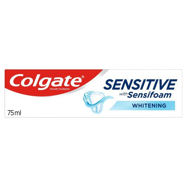 Colgate Sensitive with Sensifoam Whitening Toothpaste   75ml