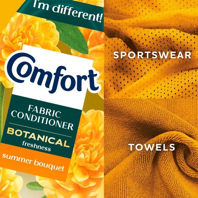 Comfort Botanical Fabric Conditioner Summer Bouquet 64 washes   960ml