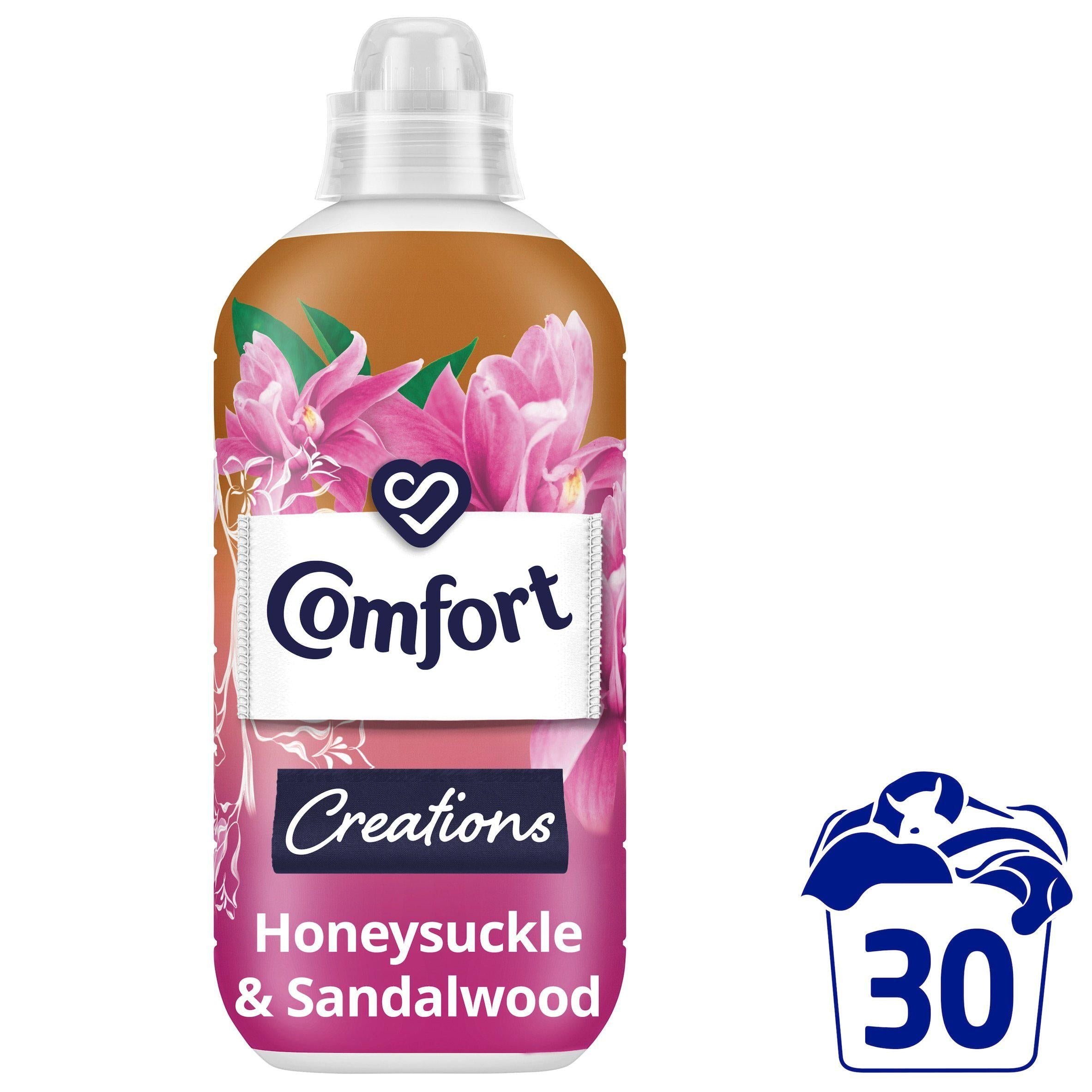 Comfort Creations Fabric Conditioner Honeysuckle &amp;amp; Sandalwood 30 Washes 900ml