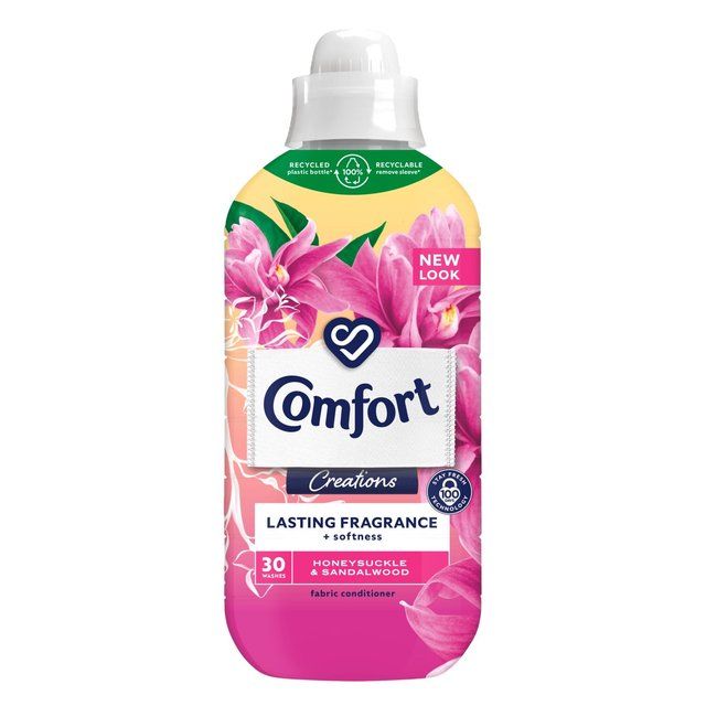Comfort Creations Fabric Conditioner Honeysuckle &amp;amp; Sandalwood 30 Washes   900ml