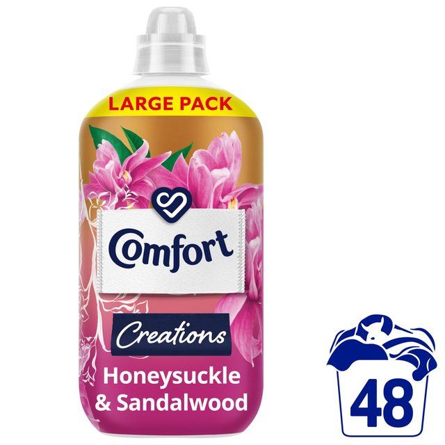 Comfort Creations Fabric Conditioner Honeysuckle &amp;amp; Sandalwood 48 Washes   1400ml