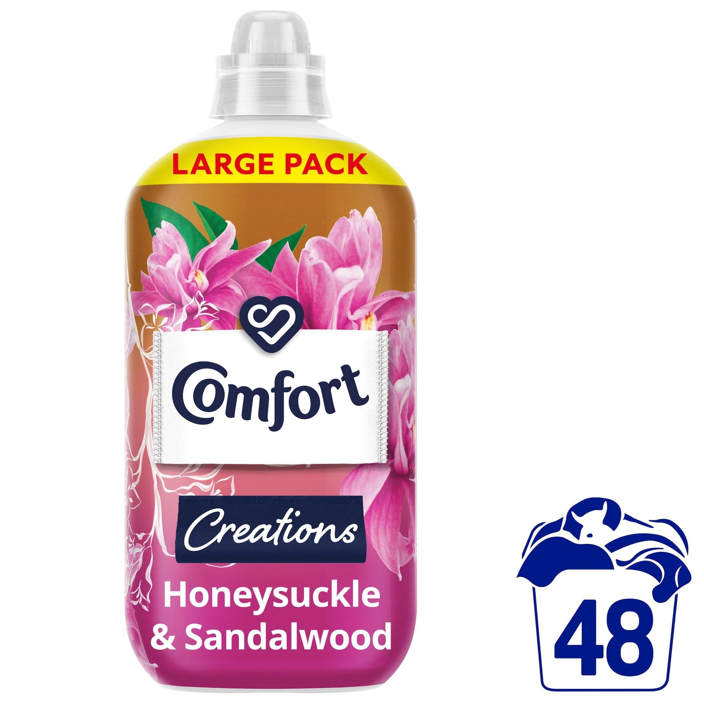 Comfort Creations Fabric Conditioner Honeysuckle &amp;amp; Sandalwood 48 Washes 1440ml