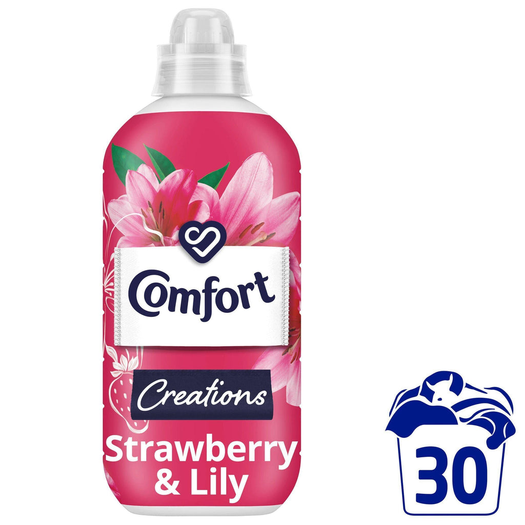 Comfort Creations Fabric Conditioner Strawberry and Lily 30 Washes 900ml