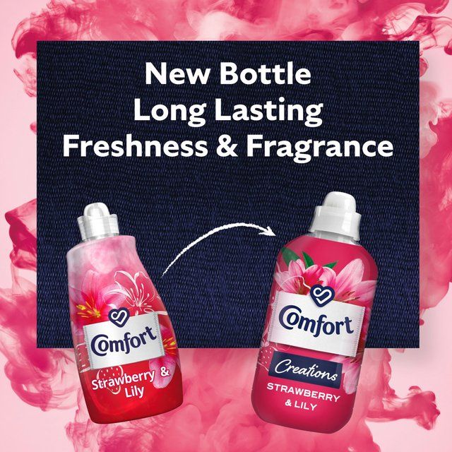 Comfort Creations Fabric Conditioner Strawberry and Lily 48 Washes   1400ml