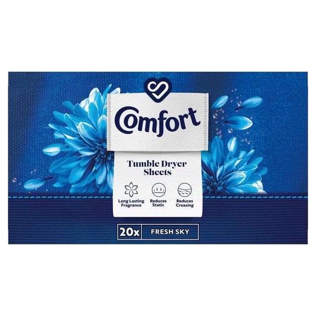 Comfort Intense Tumble Dryer Sheets Fresh Sky 20 Sheets