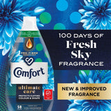 Comfort Intense Ultra Concentrated Fabric Conditioner Freshsky 58 Wash   870ml