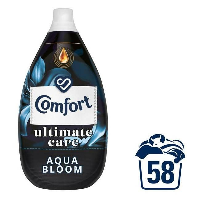 Comfort Ultimate Care Aqua Bloom Ultra-Concentrated Fabric Conditioner 58 Washes 870ml